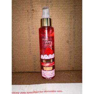 Bath and Body Works Diamond Shimmer Mist Strawberry Pound Cake Glitter Spray Glo